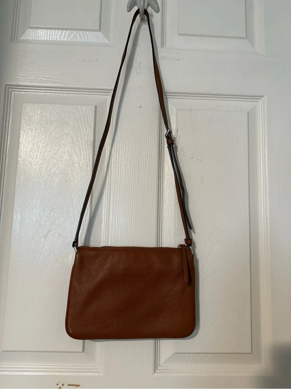 kate spade Brown Pebbled Leather Crossbody Bag